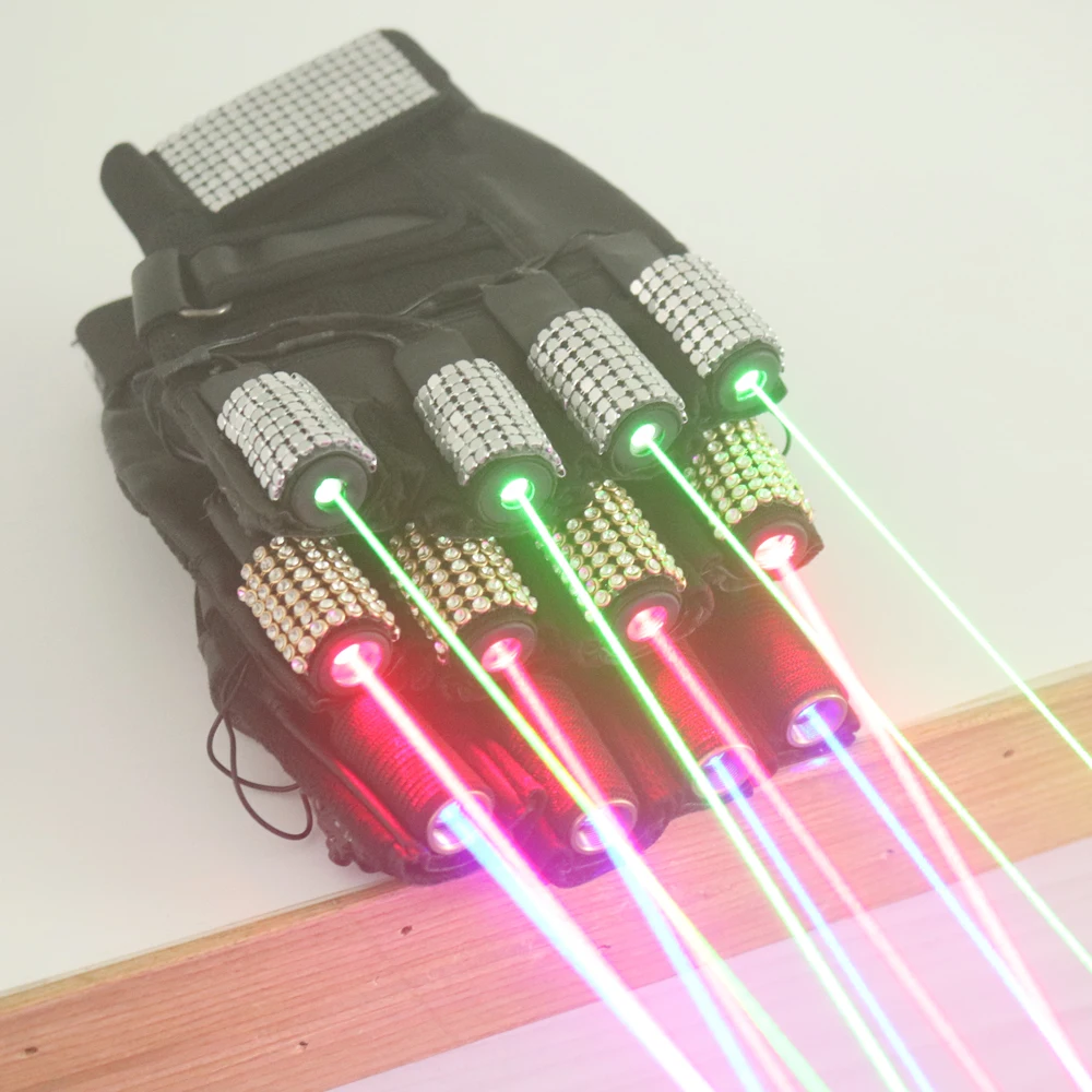 XPL-822G800 800mw Green laser glove for man show |