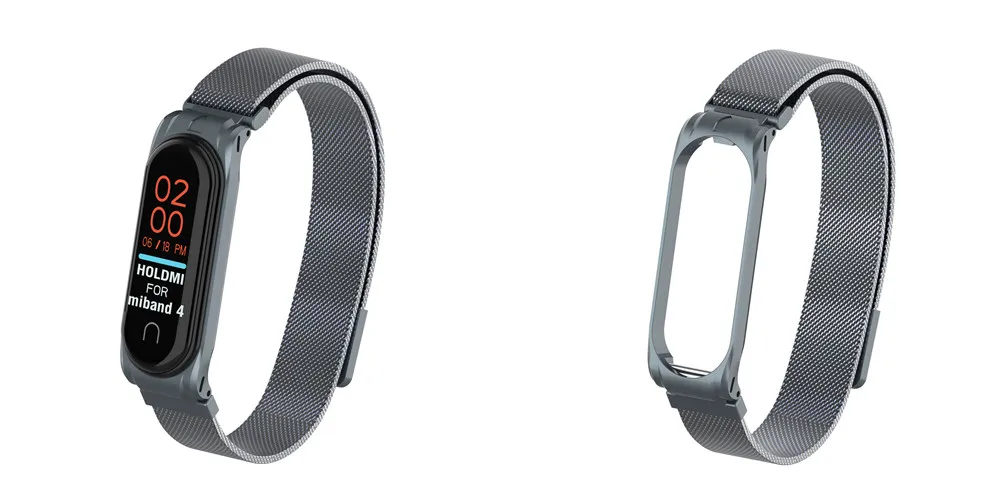 Mi Band 4 3 магнитный ремешок металлический ремешок из нержавеющей стали mi band 4 3 браслеты mi band 4 3 ремешок металлический браслет для xiaomi mi band 4