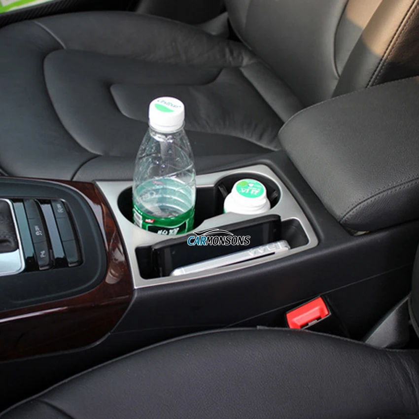 Нержавеющая сталь автомобильная рамка держателя стакана воды наклейка крышка