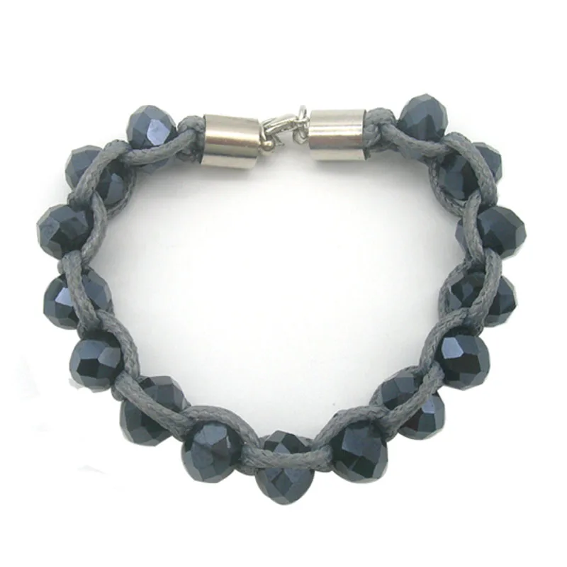 Dandie Fashionable Glass Bead Bracelet Braid Handmade Bangle Unisex Jewelry | Украшения и аксессуары