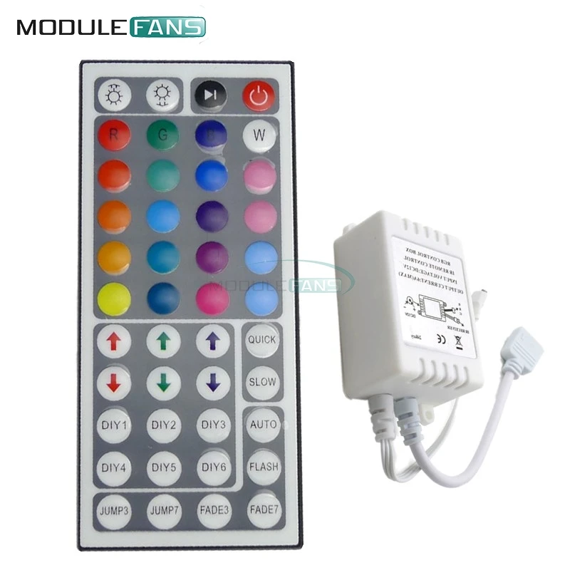 44 клавишный пульт светодиодный ИК Панели управления RGB для SMD 3528 5050 полосы