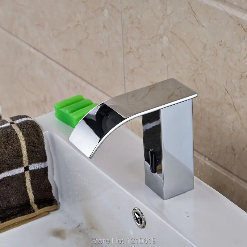 Uythner Новый водопад автоматический сенсорный смеситель для раковины