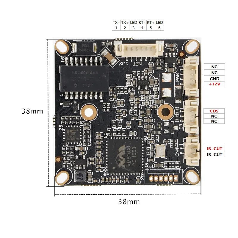 Оригинальный XM IP CCTV камера Камера AR0130 HD Разрешение 1280x960 H.264 Сетевая безопасности