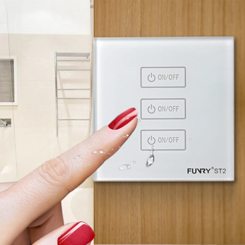 Funry ST2 3Gang стандарт Великобритании пульт дистанционного управления лампа