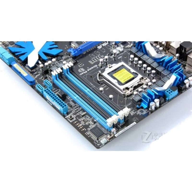 Материнская плата ASUS P7P55D-E Pro LGA 1156 DDR3 16 Гб для Intel P55 P7P55D-E Pro настольная системная плата PCI-E X16 б/у