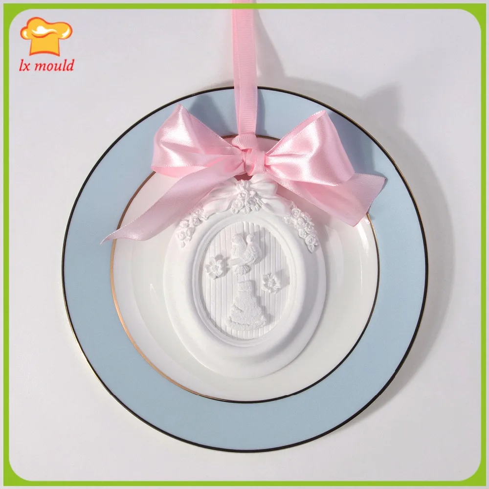 

LXYY Princess Chair Silicone Moulds Rose Molds Wedding Soft Silicone Mould Fragrance Tag Soap Mold