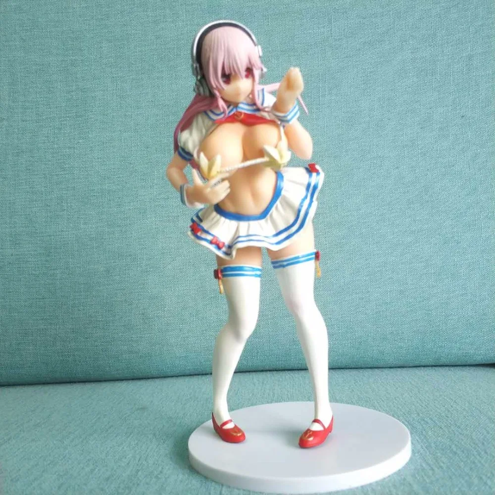 Аниме supersonico фигурка школьная форма для девочек Супер sonico Сексуальная модель