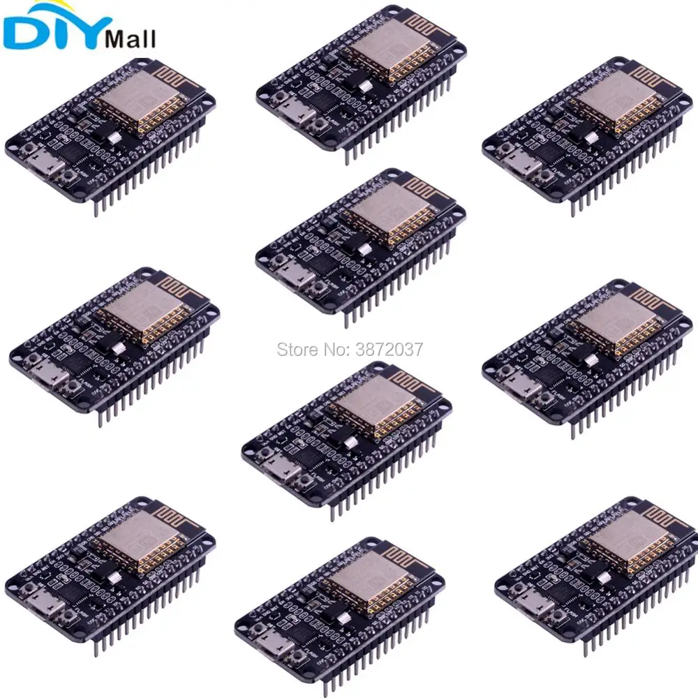10 шт./лот NodeMcu Devkit V2 Lua WIFI макетная плата на основе CP2102 ESP8266 ESP 12 Интернет вещей для