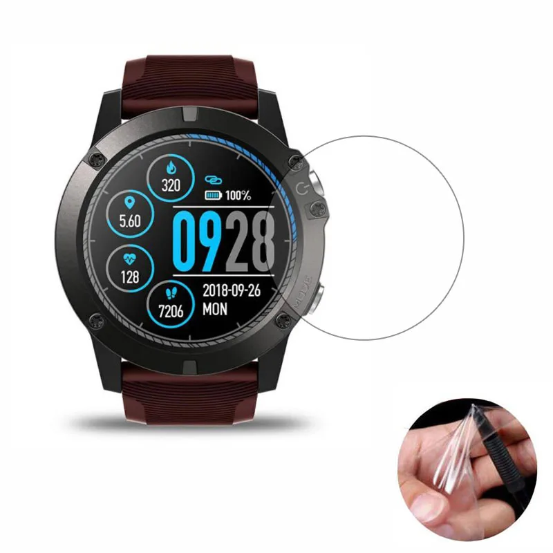 Мягкая прозрачная защитная пленка для экрана Защита Zeblaze VIBE 3 Pro умные часы полная