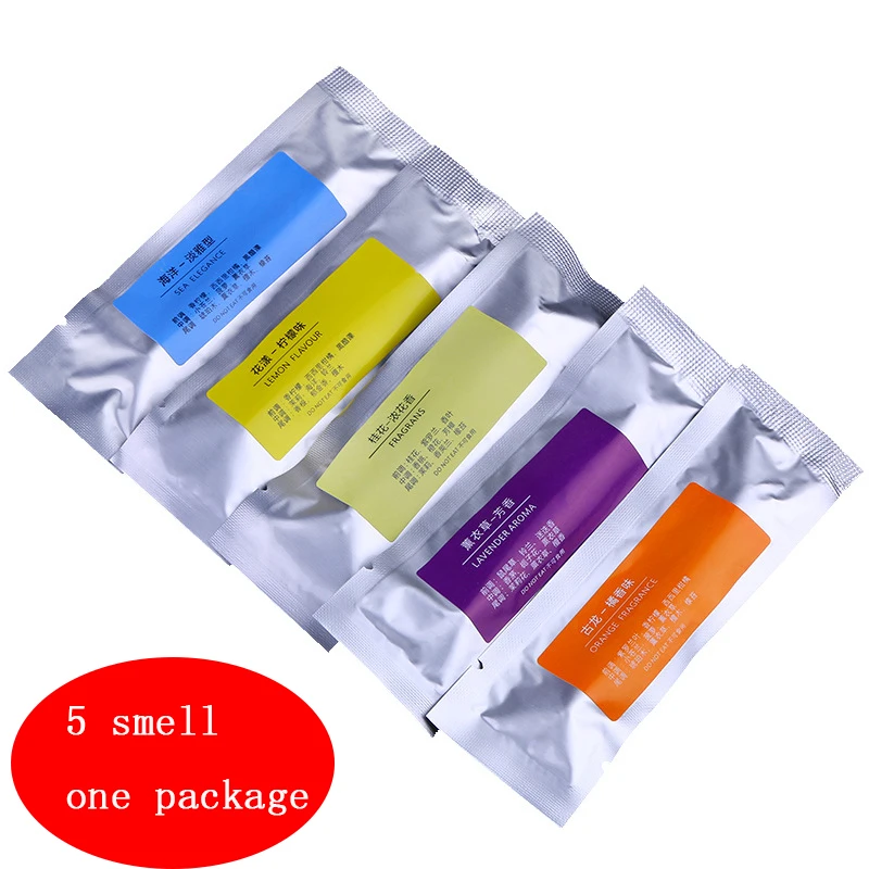 

5pcs Car styling Car Outlet Perfume Clips Solid supplement Stick Air Freshener 5 Smells Aromatherapy cream Supplementary tablets