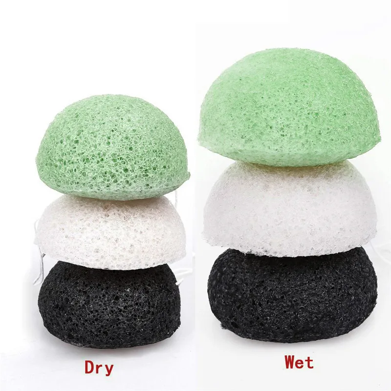 Ролик для лица 1 шт. 3 цвета модная Натуральная губка Konjac мытья отшелушивания