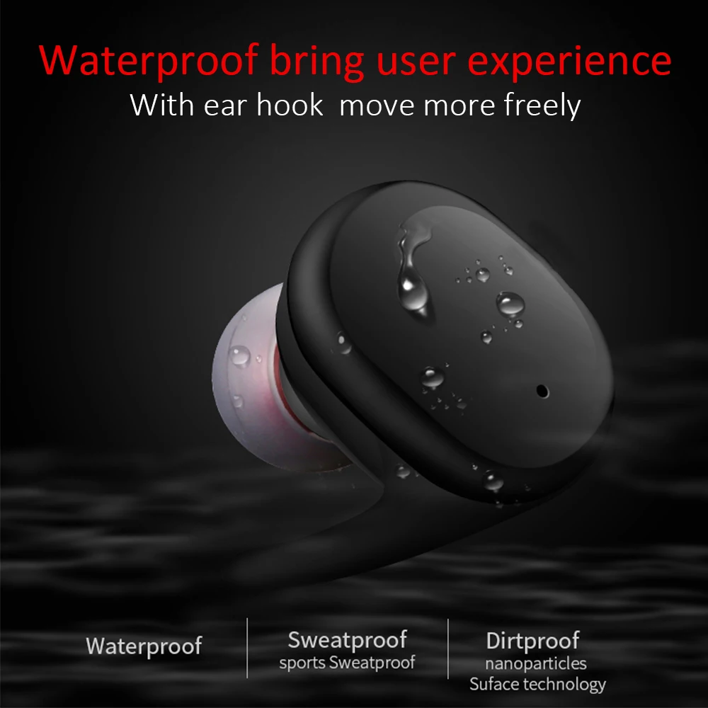 TWS-стереонаушники Ubit S9100 с поддержкой Bluetooth и зарядным футляром | Электроника