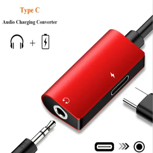 2 в 1 мини-usb C Type на 3 5 мм аудиоразъем для наушников Aux Кабель-адаптер зарядки |
