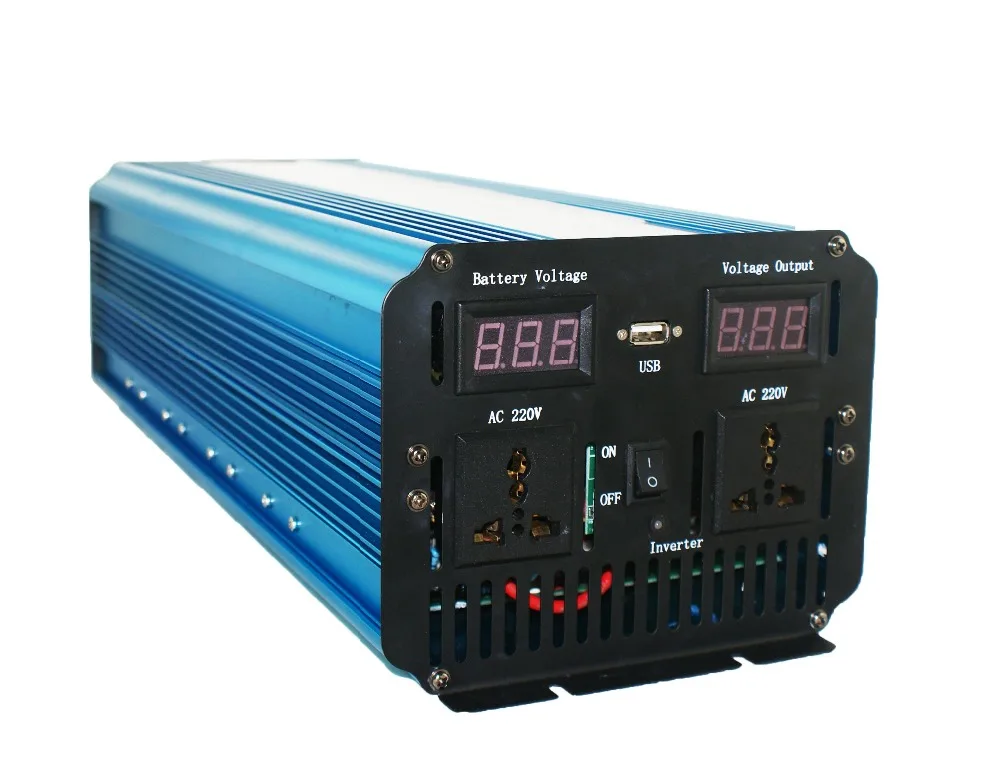 

Free shipping Good quality BELTTT DC12V to AC220V 3000W Pure Sine Wave Inverter with charger BET3000S UPS inverter