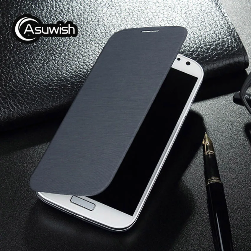 Кожаный флип чехол для телефона Samsung Galaxy S4 S 4 IV I 9500 GT I9500 I9505 I9506 тонкий задней