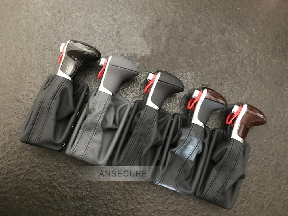 LHD ручка переключения передач Gaitor Boot Cover черный кожаный для Audi A4 B8 A5 Q5 A6 C7 4GD713139