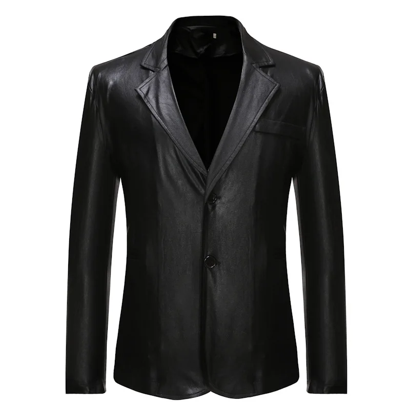 Мужской приталенный Однобортный блейзер s брендовый Блейзер серебристого цвета