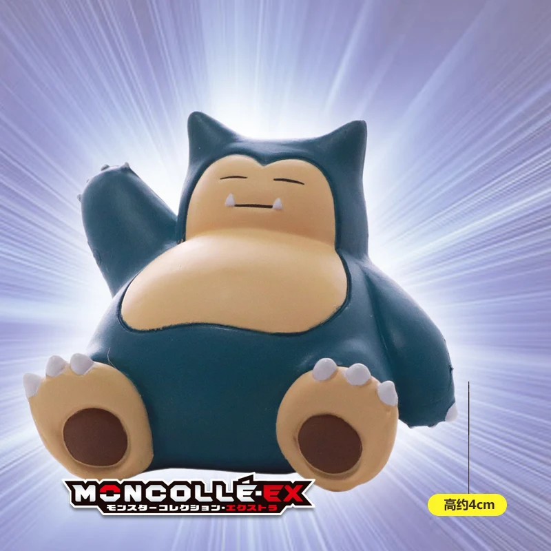Takara Tomy Покемон монколл-EX Sun Moon мини игрушка Коллекция фигурка снорлакс Новинка в