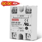 SSR-40DD 40A реле твердотельного модуля DC-DC однофазное SSR 3-32V DC TO 5-60V DC 40A нагрузка 40DD