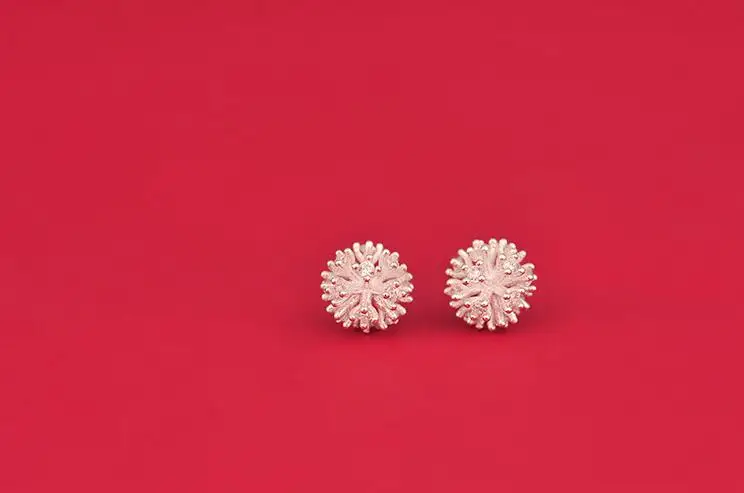 Yiustar модные 2021 серебряные цветочные серьги Одуванчик цветок гвоздики Brincos