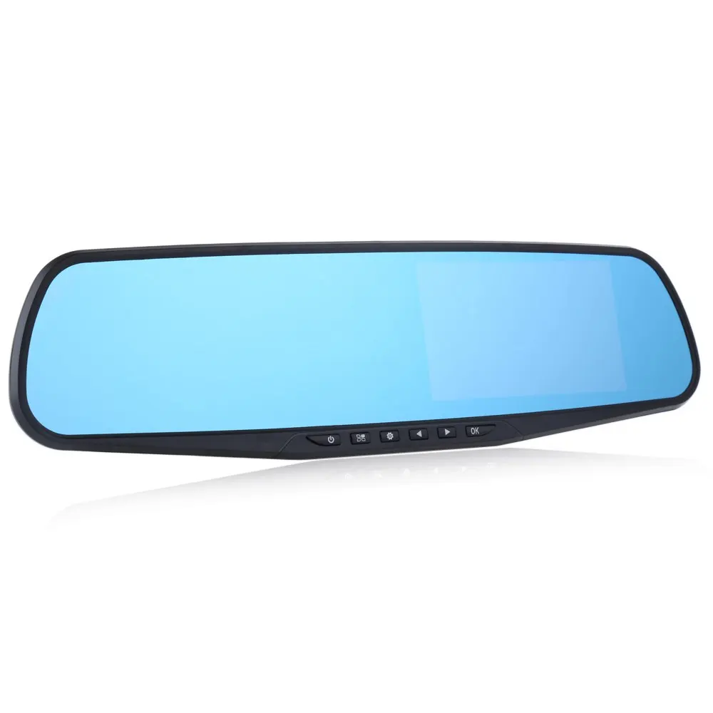 Видеорегистраторы для автомобилей + заднего вида Камера 4.3 дюймов 1080 P Full HD