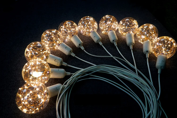 40 шт. Гипсофила метельчатая лампа лампы Led освещение висячие свадьба и вечеринка