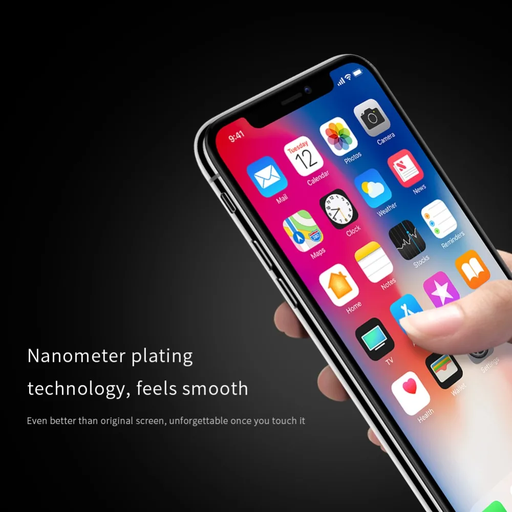Полное покрытие защитное стекло для iPhone XR Nillkin XD CP + Max Закаленное Защитная