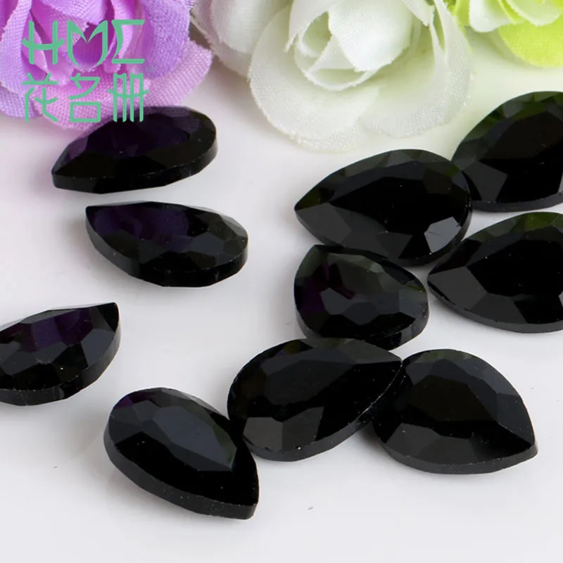 Стразы в форме капли воды для ногтей Хрустальные стеклянные камни сделай сам
