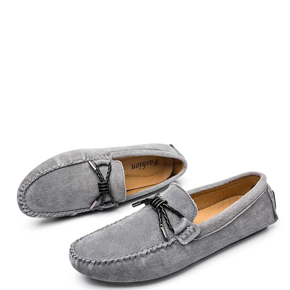 QFFAZ New Men Shoes Leather Mocassins Loafers Slip On Casual Oxford Dress Drop Shipping | Обувь