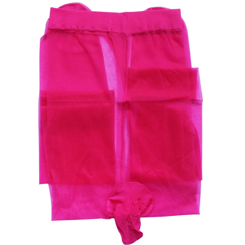 Pink Мужское сексуальное нижнее белье, прозрачные колготки для мужчин, Чулки с футляром, Пижама для мужчин - Цвет: Pink