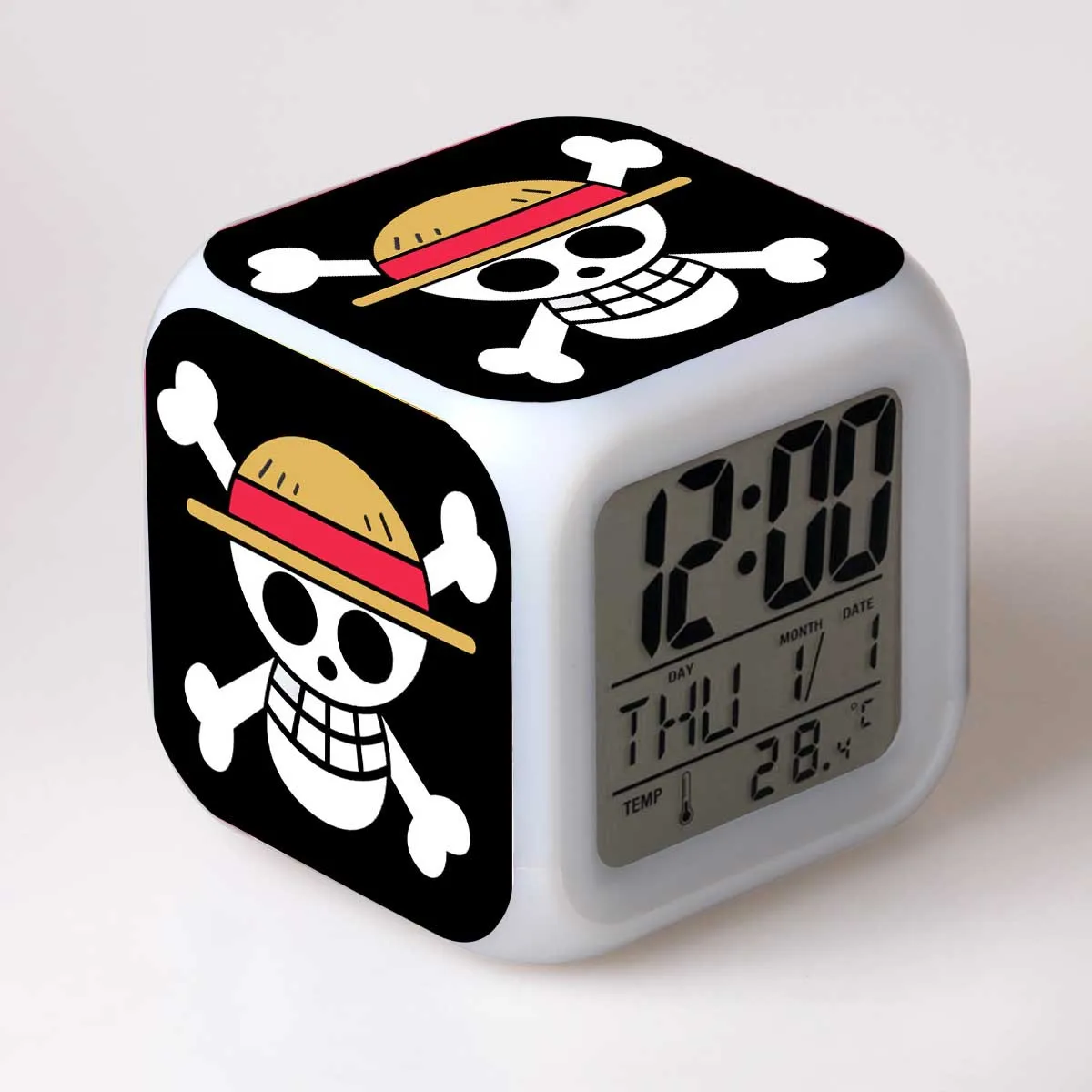 26 Цельный мультяшный будильник детские игрушки Led reloj будильник, цифровой Электронные часы с будильником Пробуждение свет стол reveil wekker - Цвет: 26