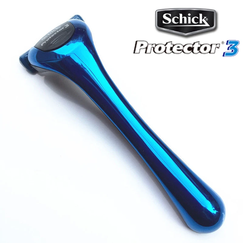 Schick протектор 3d Алмазная Бритва держатель 1 Бритва+ 1 лезвие ручная Бритва для Мужской бритвы