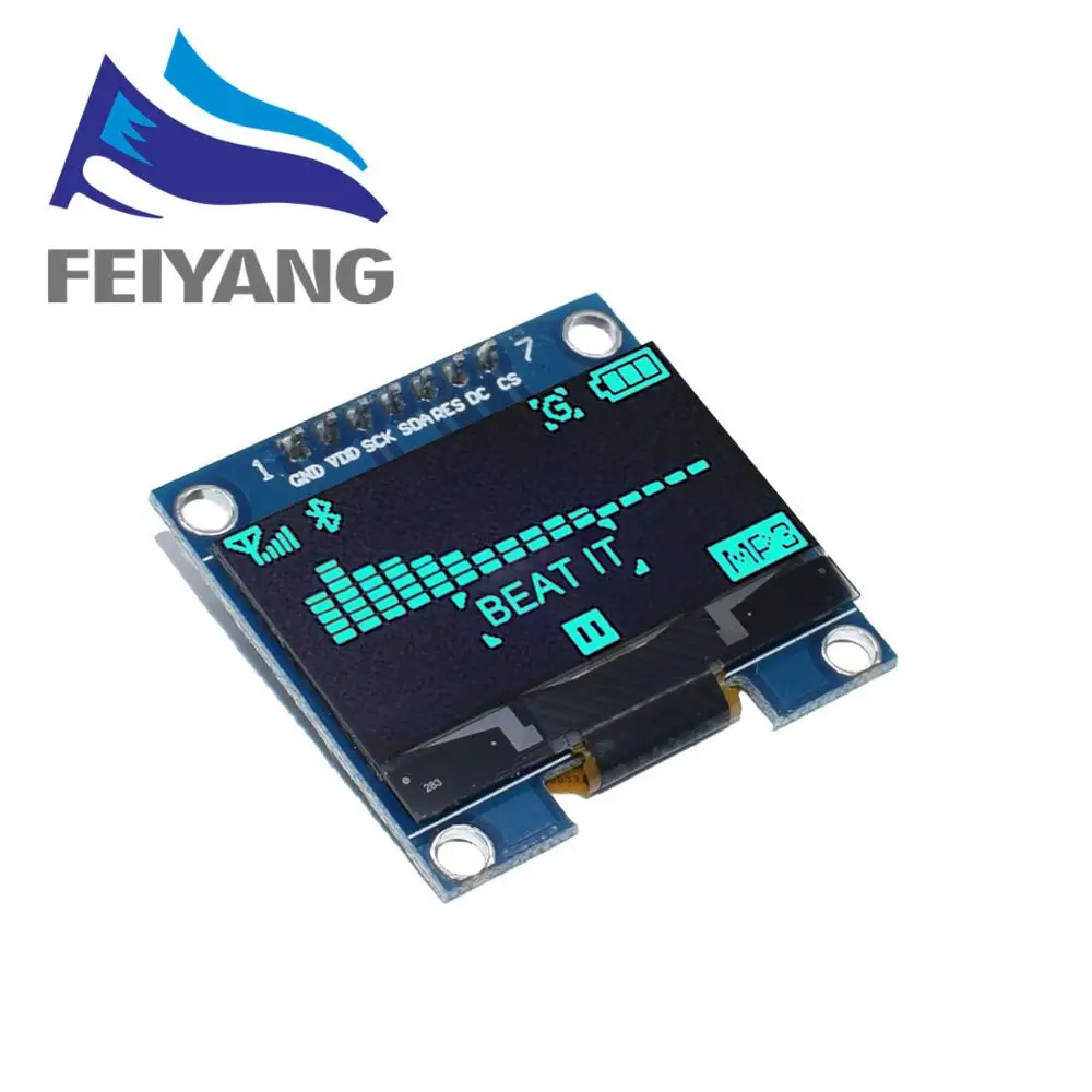 1 шт. 1,3 дюйма O светодиодный модуль белый/синий SPI/IIC IEC Коммуникационный Цвет 128X64 1,3 дюйма O светодиодный ЖК-дисплей светодиодный модуль 1," O светодиодный модуль - Цвет: 7PIN-SPI-BLUE