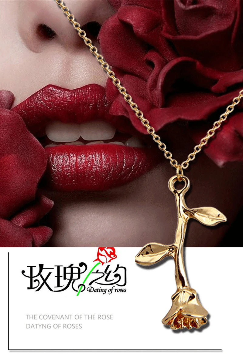 Розовый розовое золото цветок колье заявление цепочки и ожерелья Bijoux Femme для женщин Шарм Макси Boho ювелирные изделия