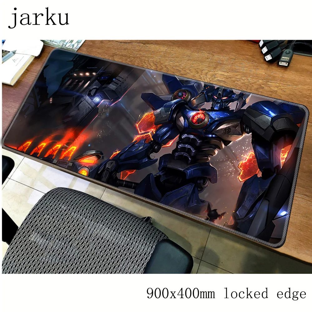 Игровой коврик для мыши aatrox 900x400x3 мм большой высококачественный аксессуары
