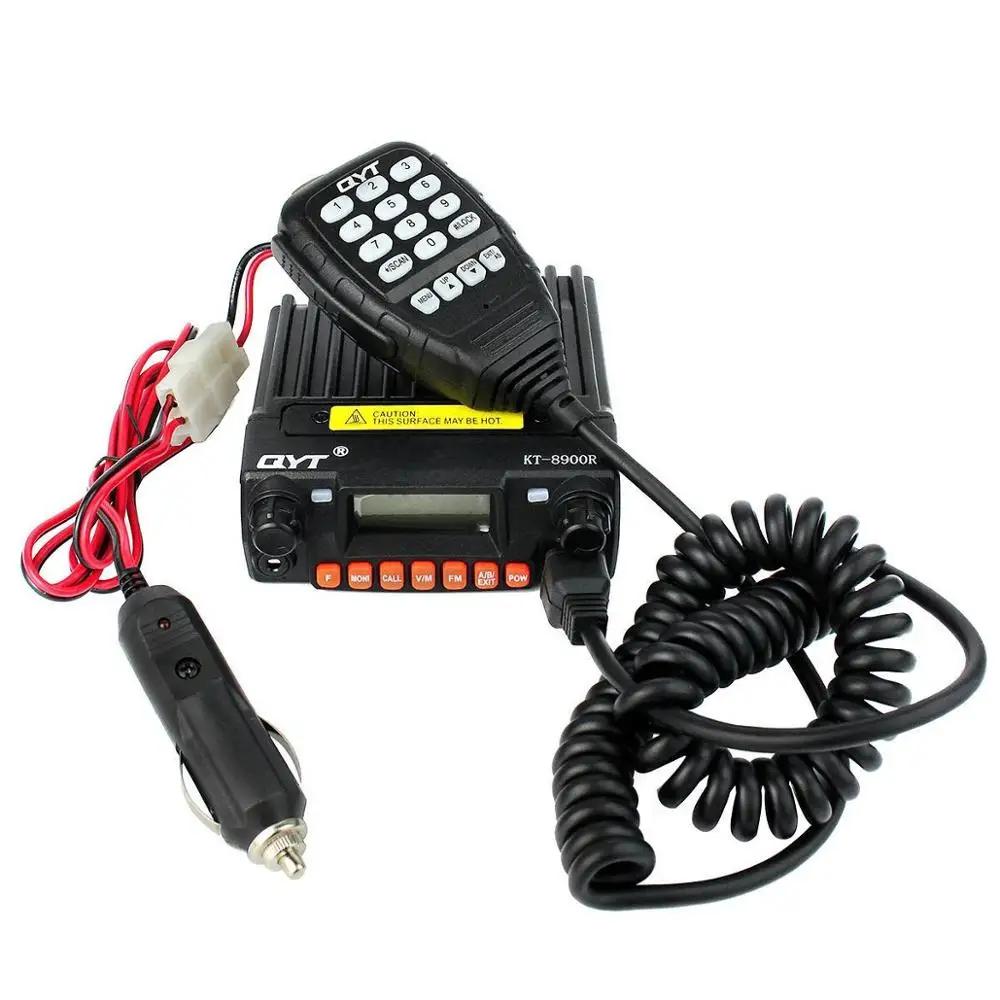 KT8900R QYT KT-8900R мобильный радиотелефон Tri-Band Мини базовые УКВ/220-270 мГц(1,25 м)/UHF любитель(ветчина) трансивер 25 Вт передачи Мощность - Цвет: KT8900R