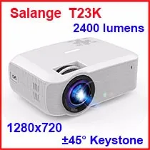 Salange T06 мини карманный проектор Andriod 7,1 wifi Blutooth Смарт Портативный проектор Встроенный аккумулятор 5000 мАч HDMI IN Miracast
