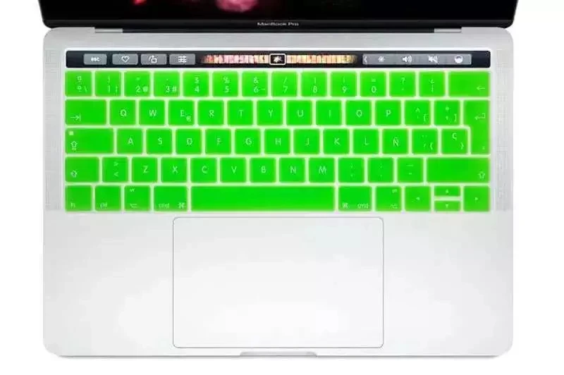 Силиконовый чехол для клавиатуры MacBook Pro 13 дюймов A1706 A1989 и 15 A1707 A1990 с сенсорной