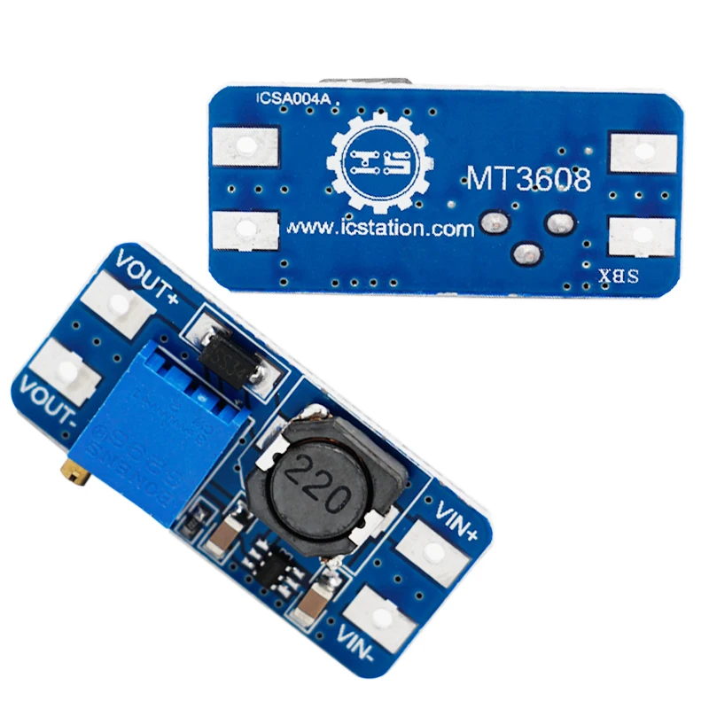 MT3608 DC-DC 2A Регулируемый Max Boost модуль Step Up Модуль 2 V-24 V 5V 9V 12V 28V 30% off