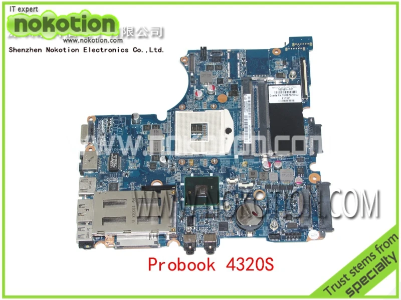 

NOKOTION Laptop motherboard for HP Compaq Probook 4230s 4231s DASX6MB16E0 REV E SX6 8 UMA 599520-001 Intel HM57 chipest
