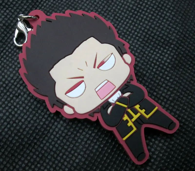 Gintama фигурки Kagura Sakata Gintoki Kamui Shimura Shinpachi Takasugi Shinsuke Silver Soul ПВХ фигурка телефон ремень
