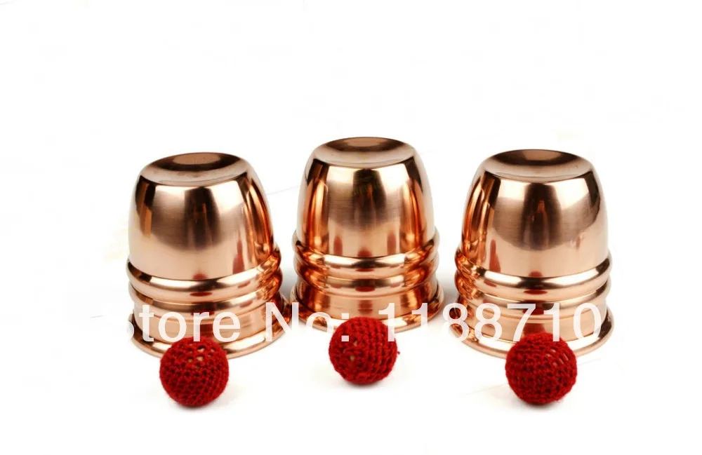 Латунные (медные) чашки и шарики-Волшебная игра волшебная | Игрушки хобби