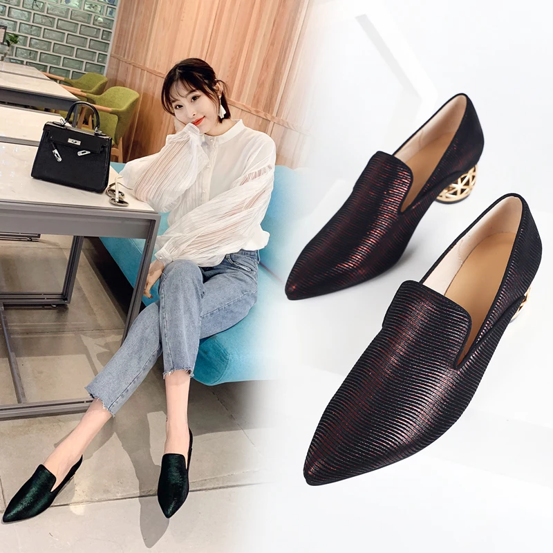 INS/Популярная женская обувь туфли лодочки из натуральной кожи длиной 22 24 5 см