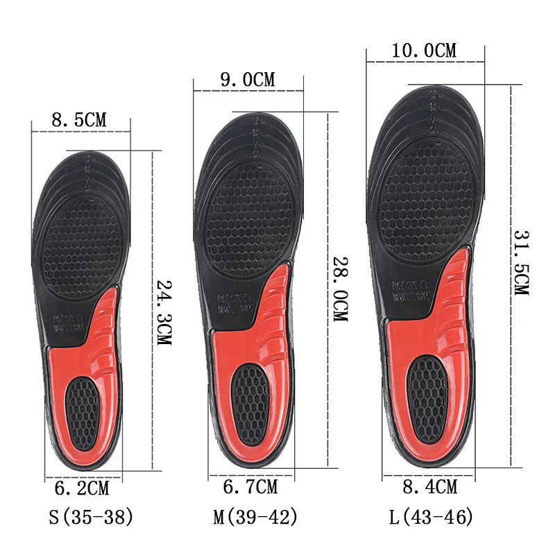 SOCOMFY силиконовые гелевые спортивные стельки массажные противоскользящие мягкие