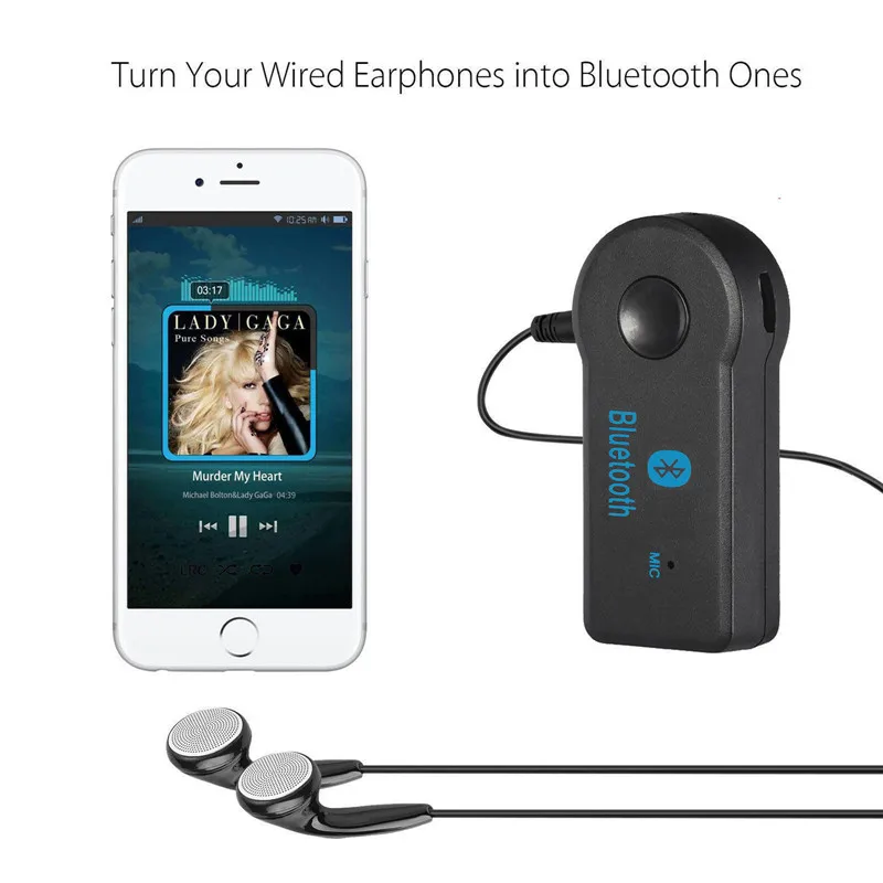 Мини 3 5 мм разъем AUX аудио MP3 музыкальный Bluetooth приемник автомобильный комплект