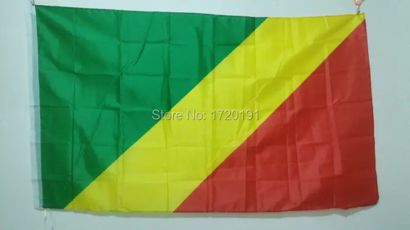 Национальный флаг мира полиэстер печатные конгойские флаги и баннеры 3*5 футов