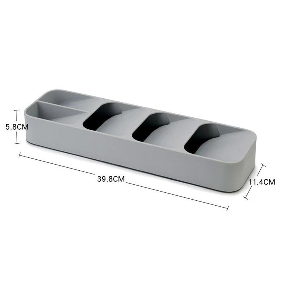 Кухонный ящик Органайзер лоток ложка нож вилка палочки для еды Столовые приборы разделительная Отделка Коробка для хранения держатель стойка для столовых приборов Органайзер