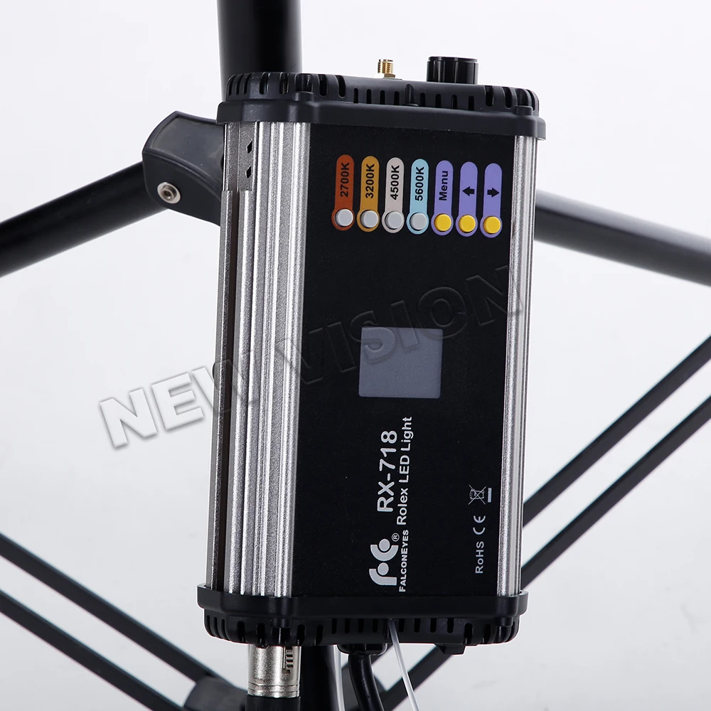 Falcon Eyes 100W RX-718 2700-9999K Roll-Flex Portable LED Photo Vedio светильник Lamp with DMX 648pcs Flexible Photography Safety Box |