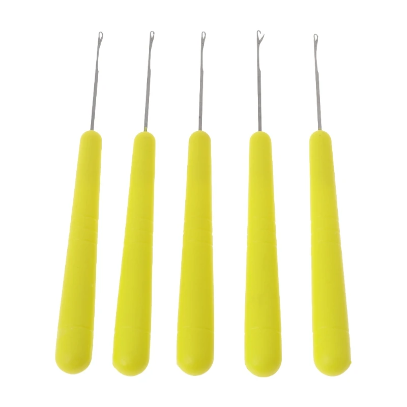 Пластиковая ручка крючок для вязания крючком 5 шт. игла инструмент