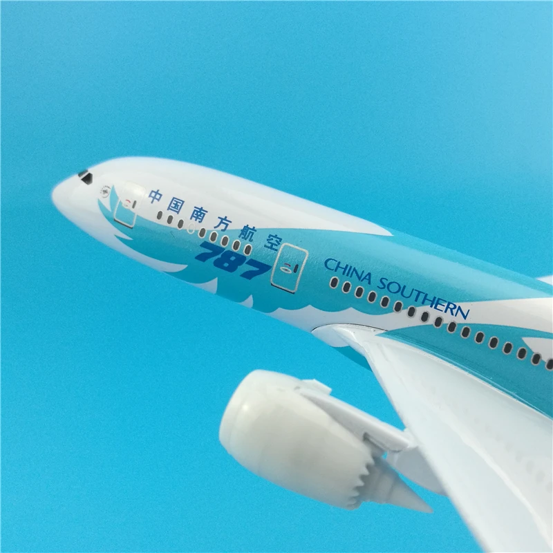 20 см B787 China South Airlines модель самолета из сплава Боинг 787 металлический самолет